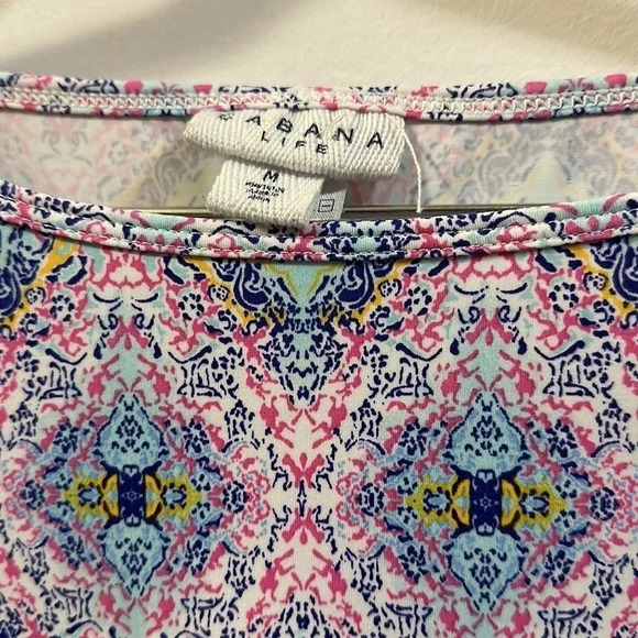 Cabana Life Bathing Suit Coverup Dress Size Medium - Picture 8 of 8